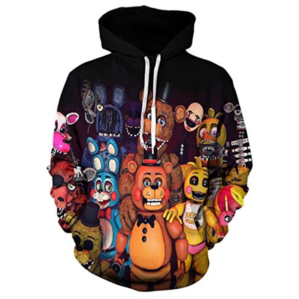Five Nights at Freddy’s pull over hoody, size small for (big boy)